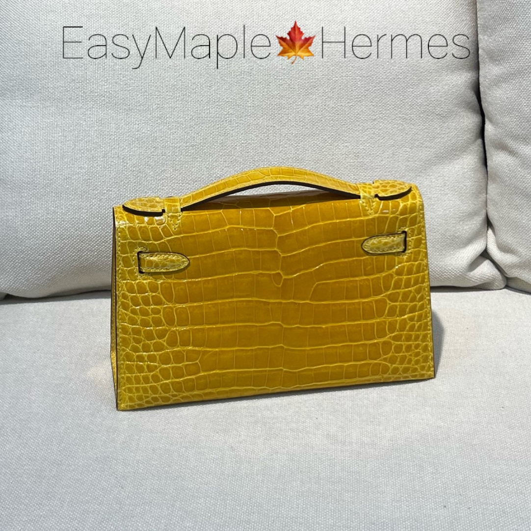 9D Jaune Ambre Shiny Alligator